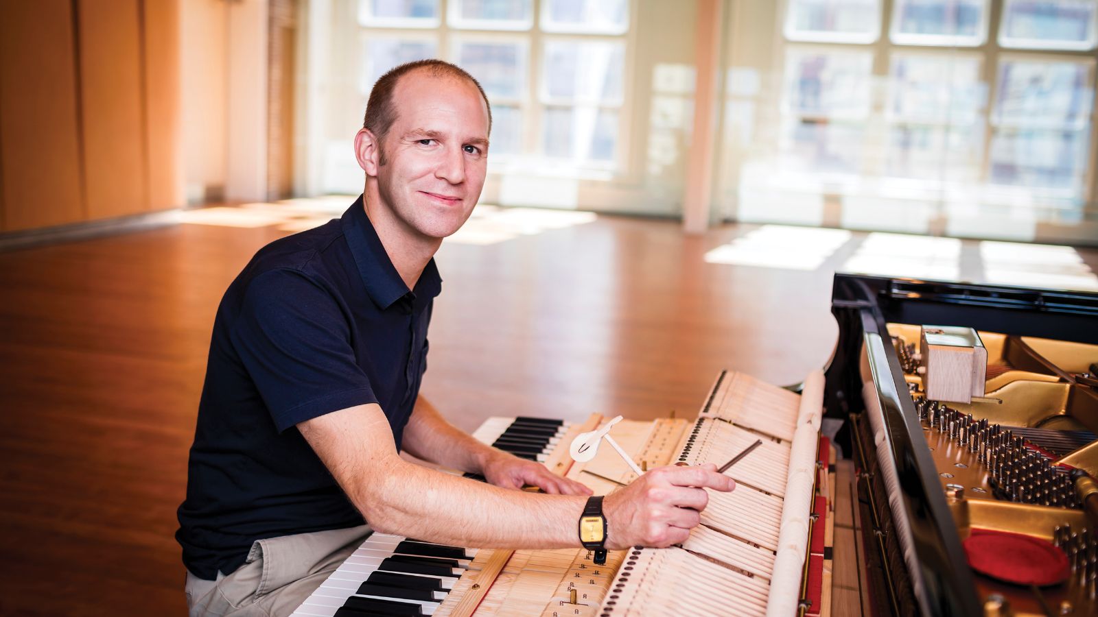 Thumbnail of A Calming Presence — Steinway Concert Technician Joel Bernache