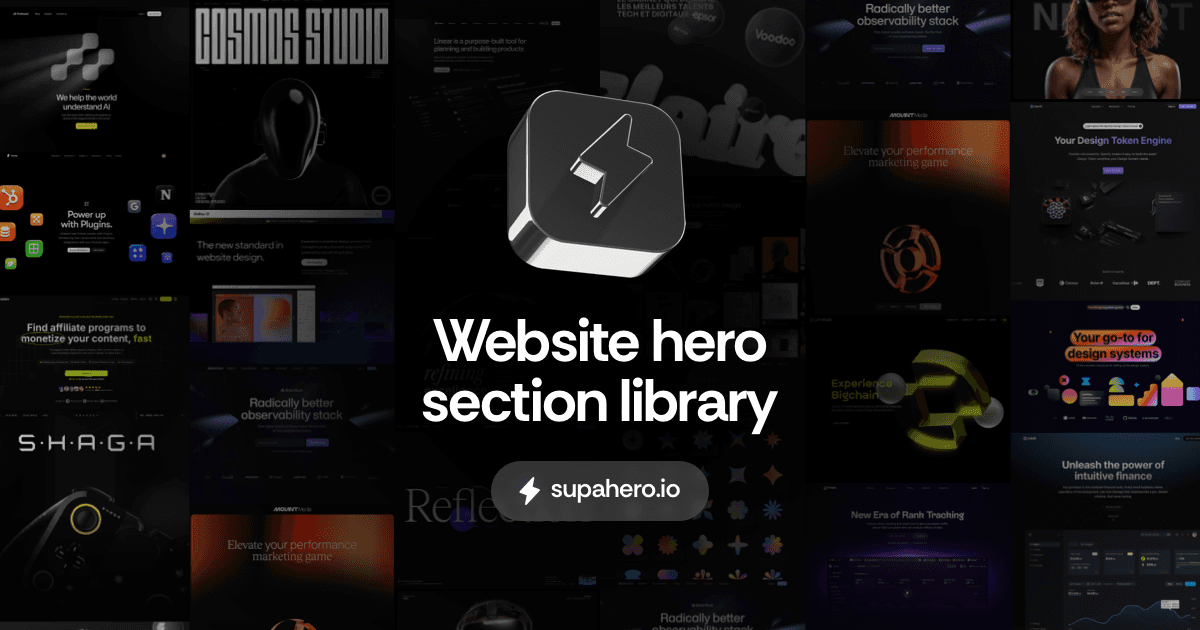 Thumbnail of Supahero - Website hero section library