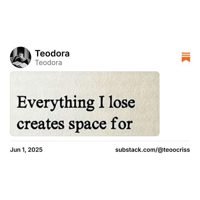 Thumbnail of Teodora on Substack