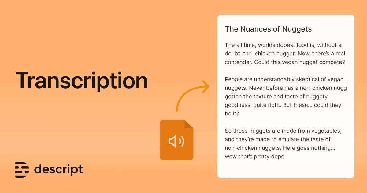Thumbnail of Free Audio and Video Transcription Nearly Instant