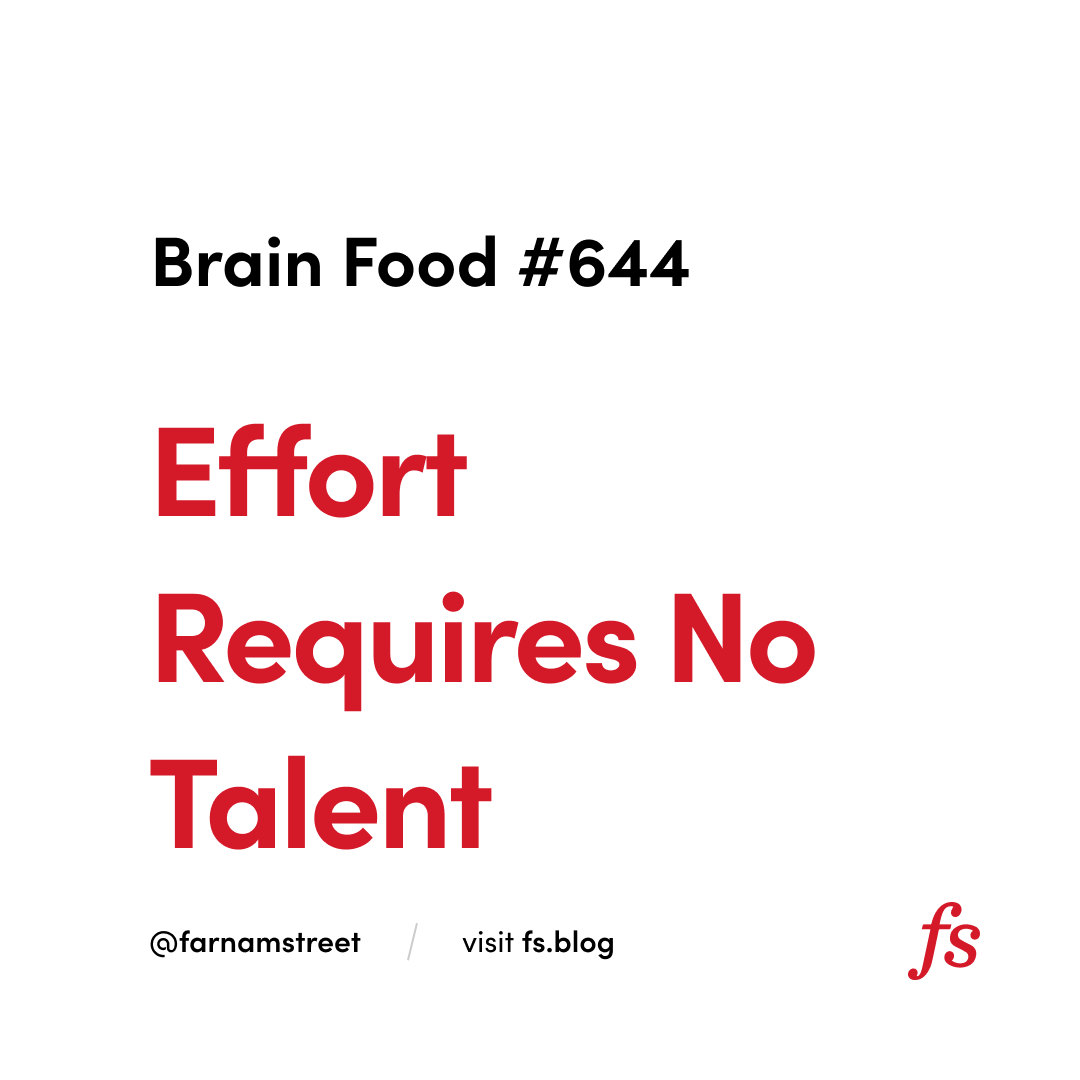 Thumbnail of Effort Requires No Talent