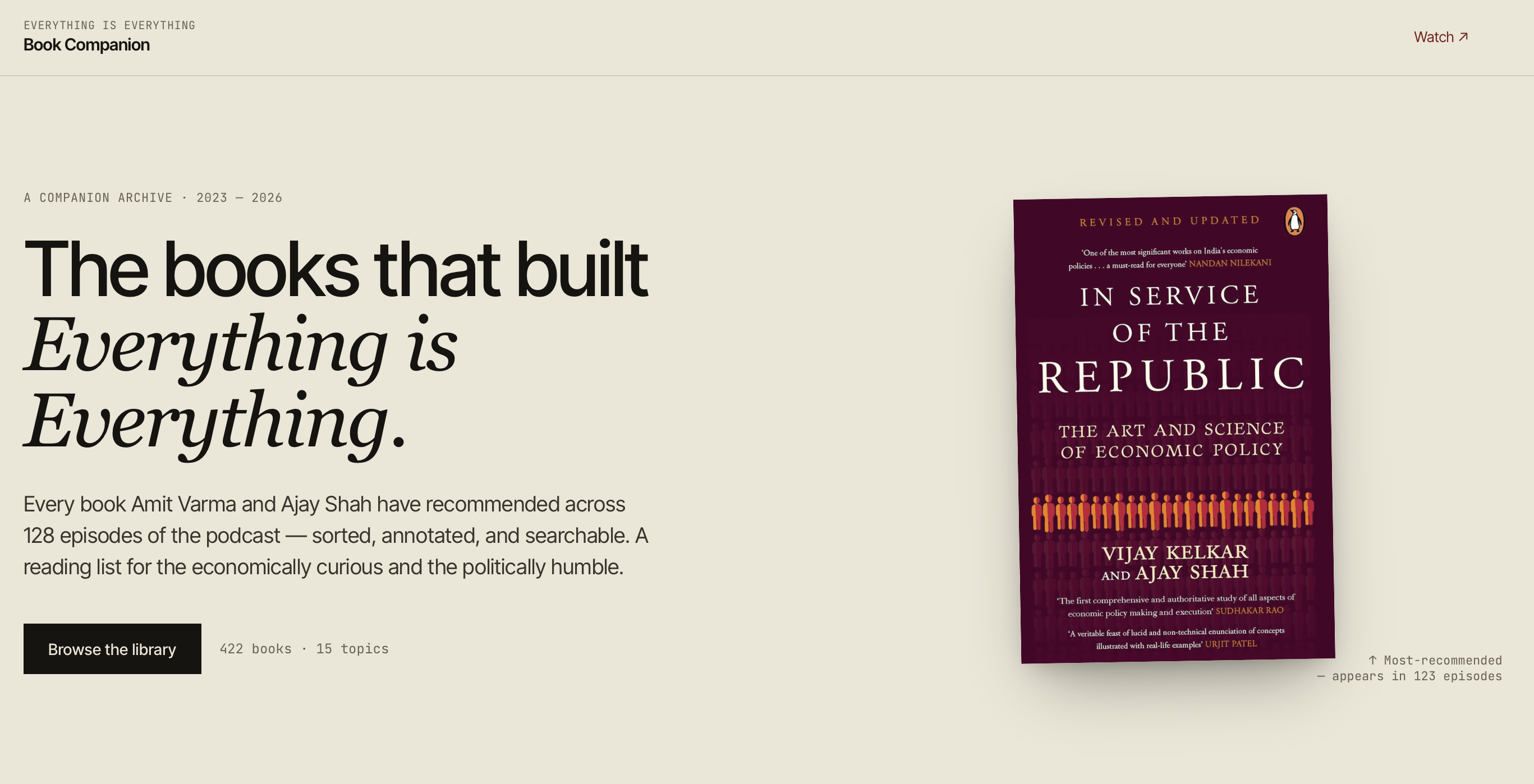 Thumbnail of The books that built Everything is Everything