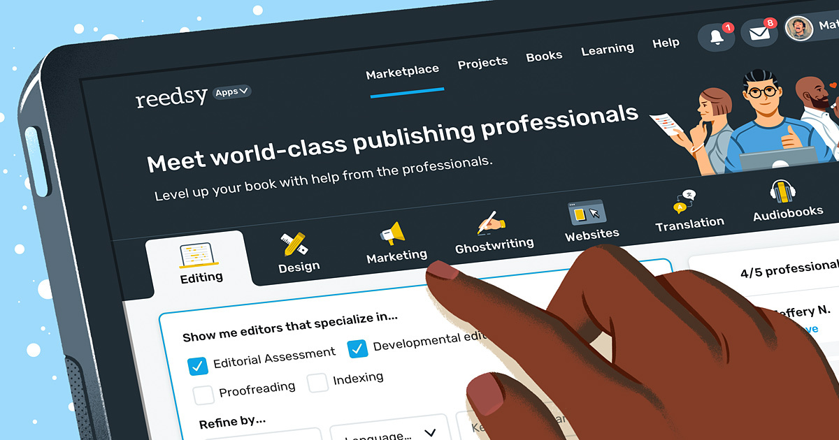 Thumbnail of Join our community - Sign up as a professional | Reedsy