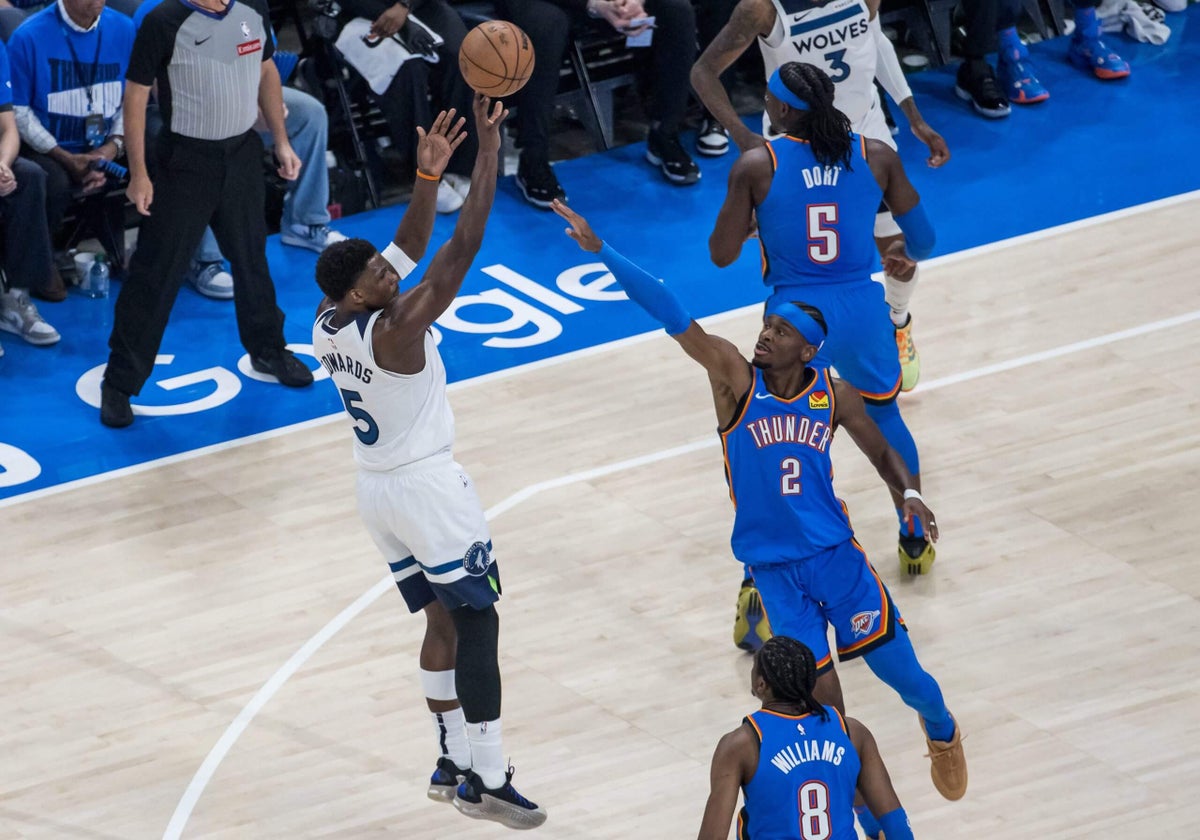 Thumbnail of NBA playoff takeaways: Thunder clamp down on Timberwolves to take 2-0 series lead