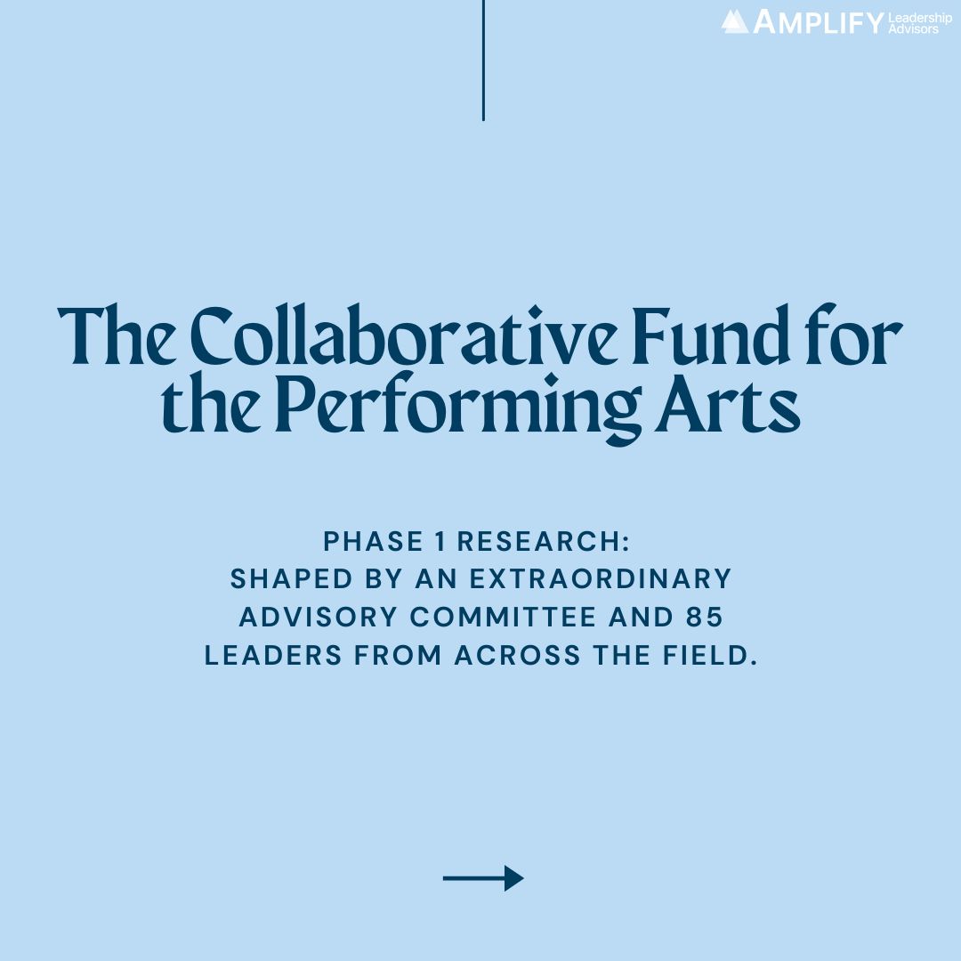 Thumbnail of Three years ago, as I was starting my consulting business, I made a big commitment to myself: my goal was to work toward a vibrant and sustainable performing arts field...