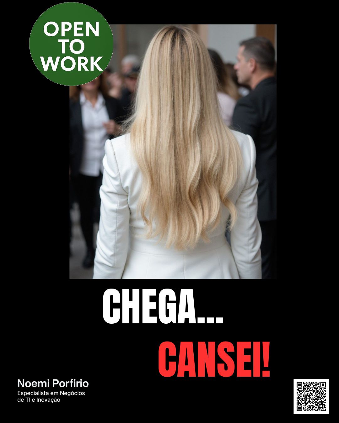 Thumbnail of #chegacansei #executivacompropósito #autenticidadeprofissional #rededeapoio #mercadodetrabalho #opentowork #indicaçãoétransformação | Noemi Porfirio | 41 comments
