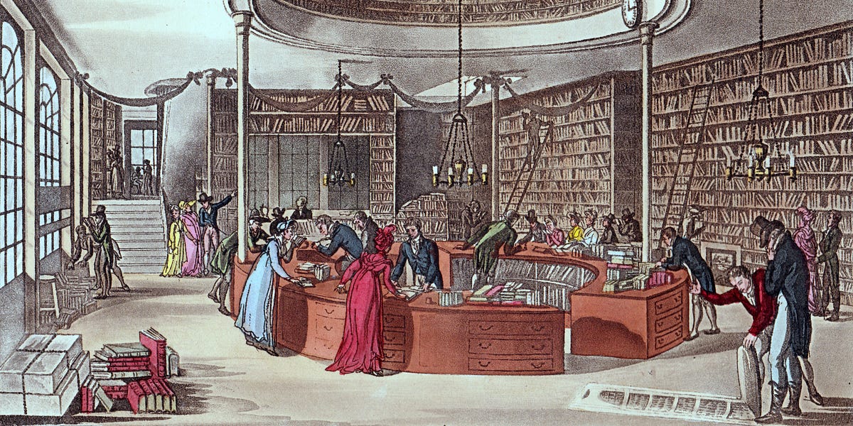 Thumbnail of The open-stack library: a futuristic technology from the 18th century