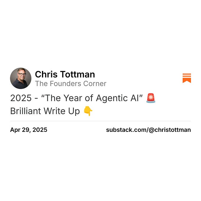 Thumbnail of Chris Tottman on Substack
