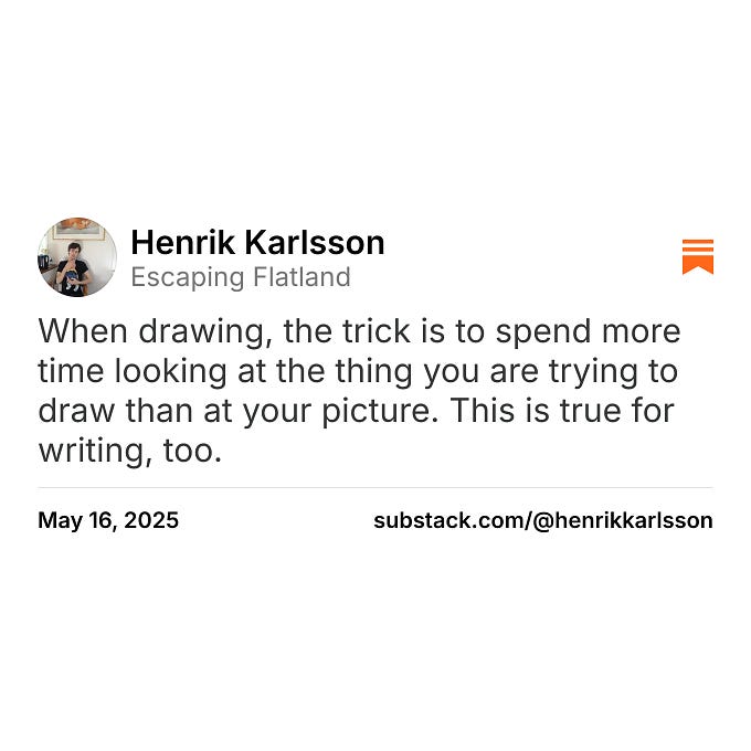 Thumbnail of Henrik Karlsson on Substack
