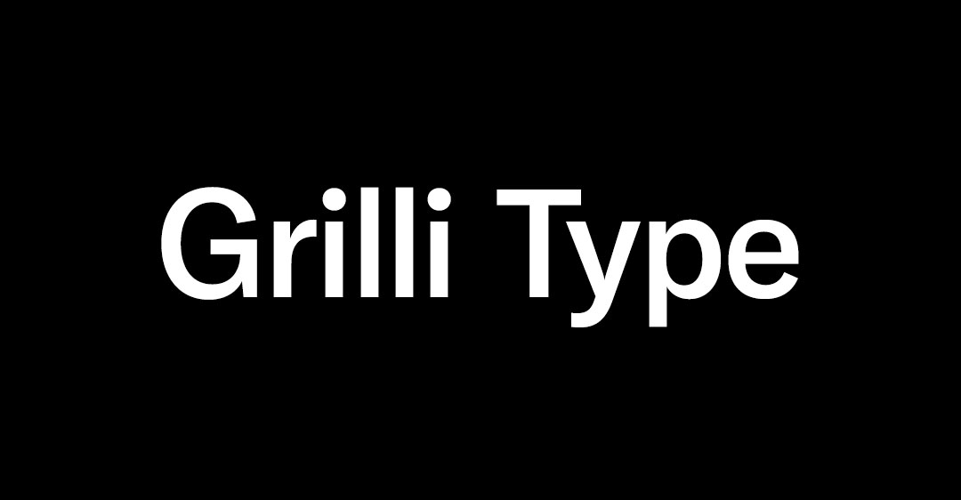 Thumbnail of Welcome to Grilli Type – Independent Swiss Type Foundry