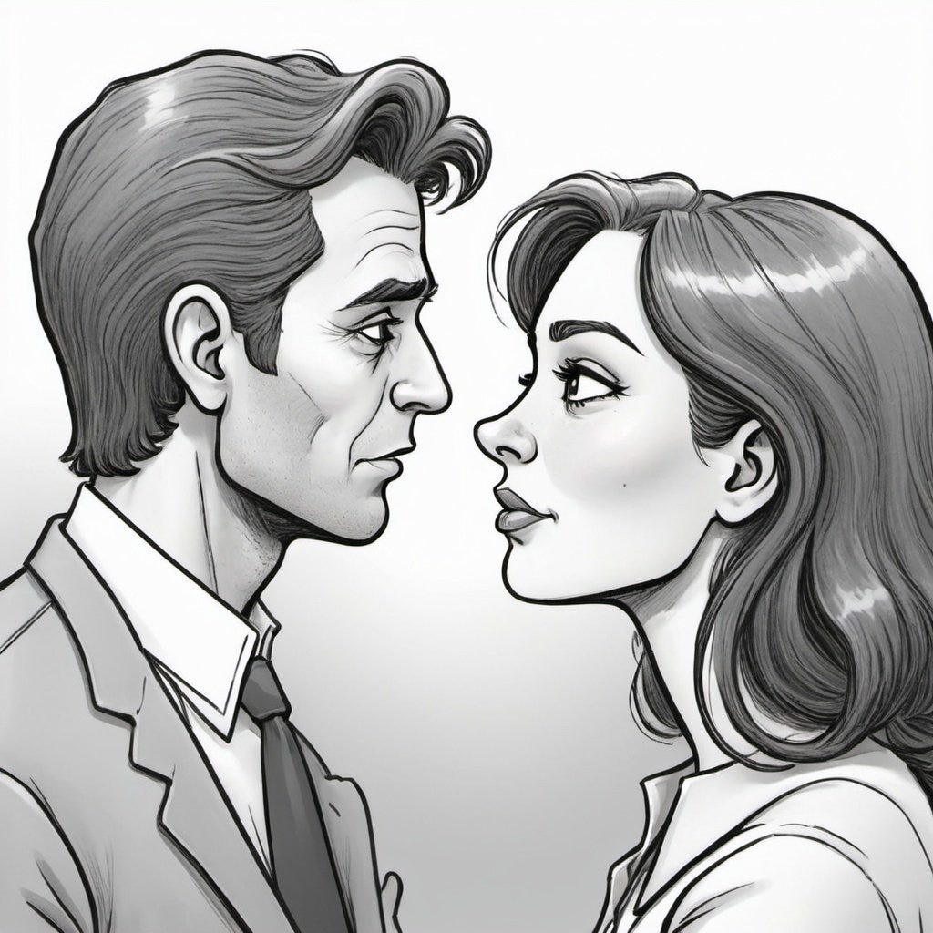 Thumbnail of After middle age, these types of relationships between men and women are most likely to develop…