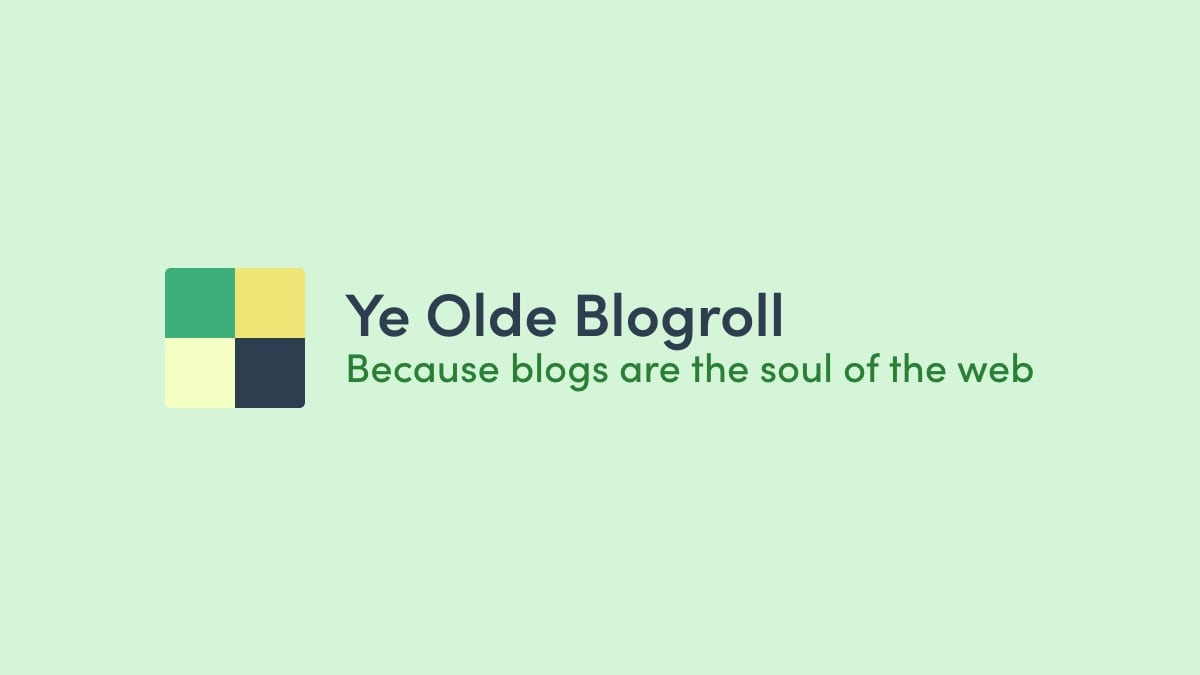 Thumbnail of Ye Olde Blogroll - Because blogs are the soul of the web