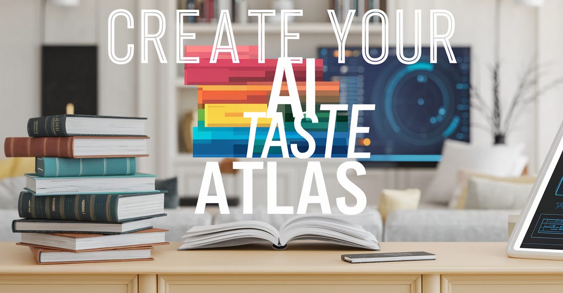 Thumbnail of Create your AI taste atlas ❤️