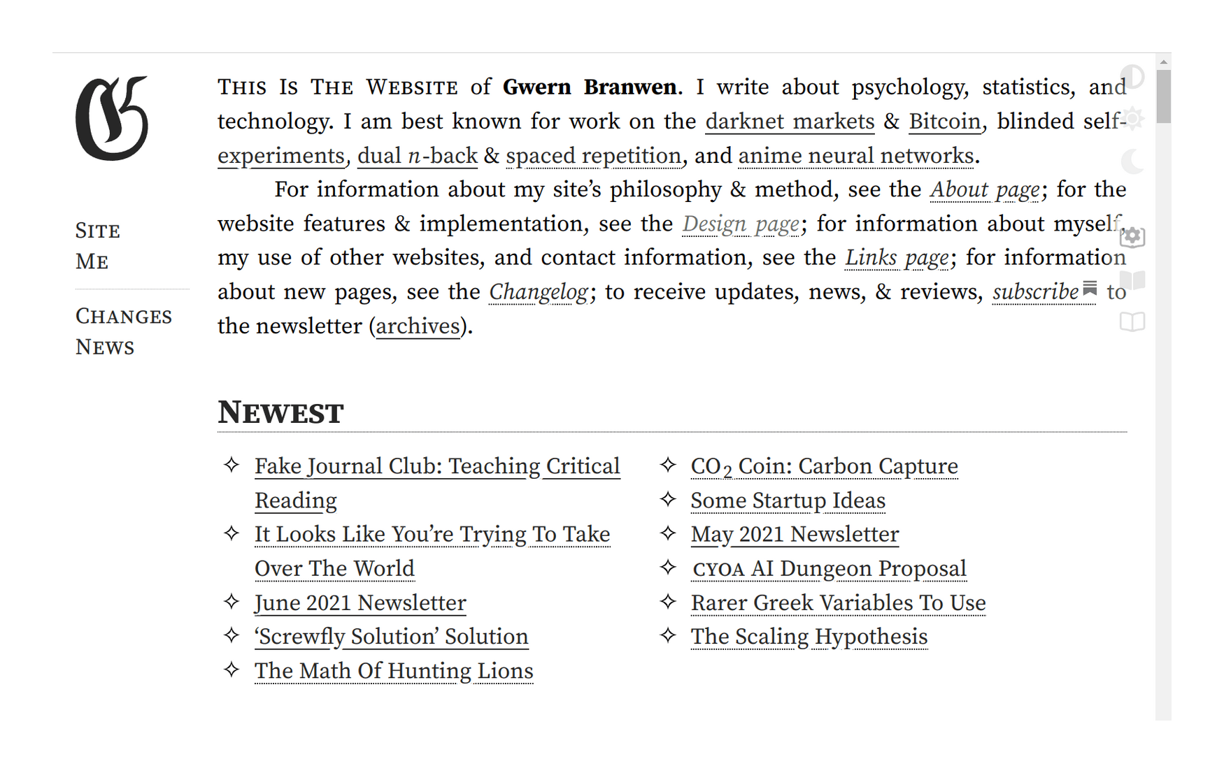 Thumbnail of About This Website