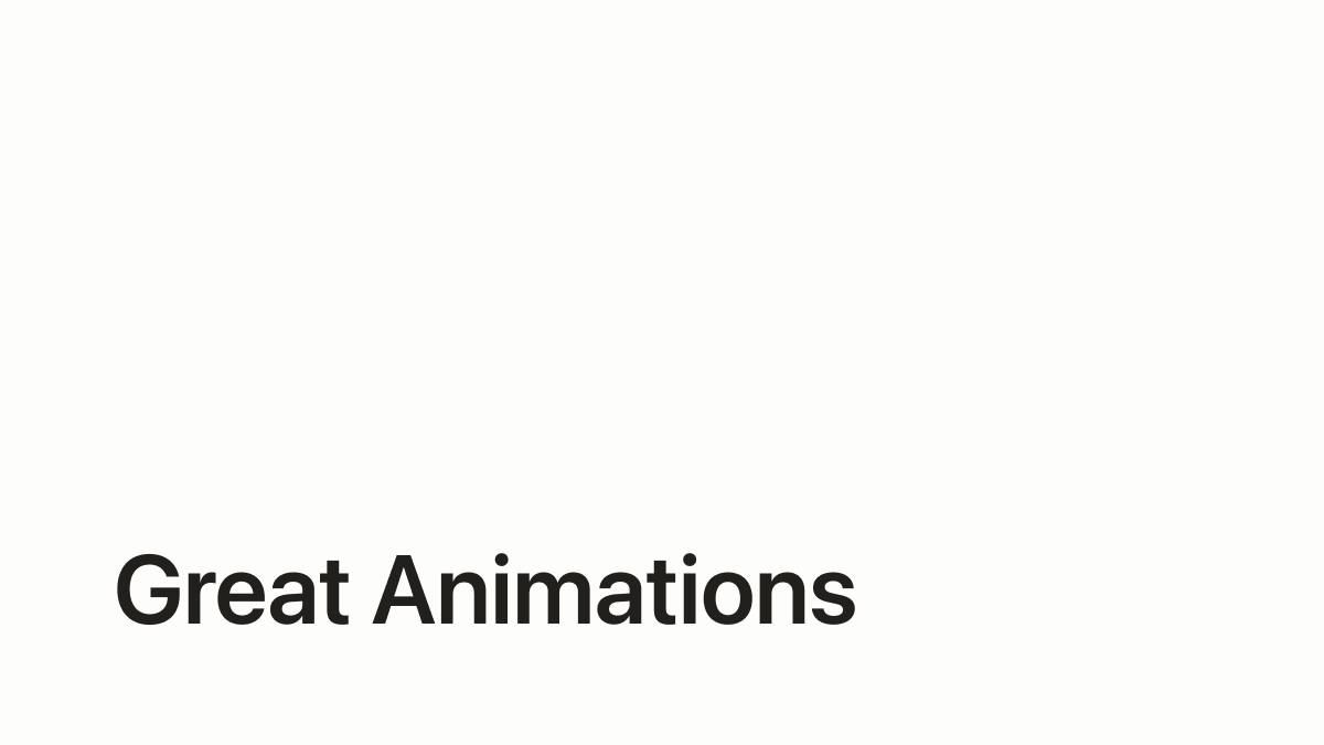Thumbnail of Great Animations