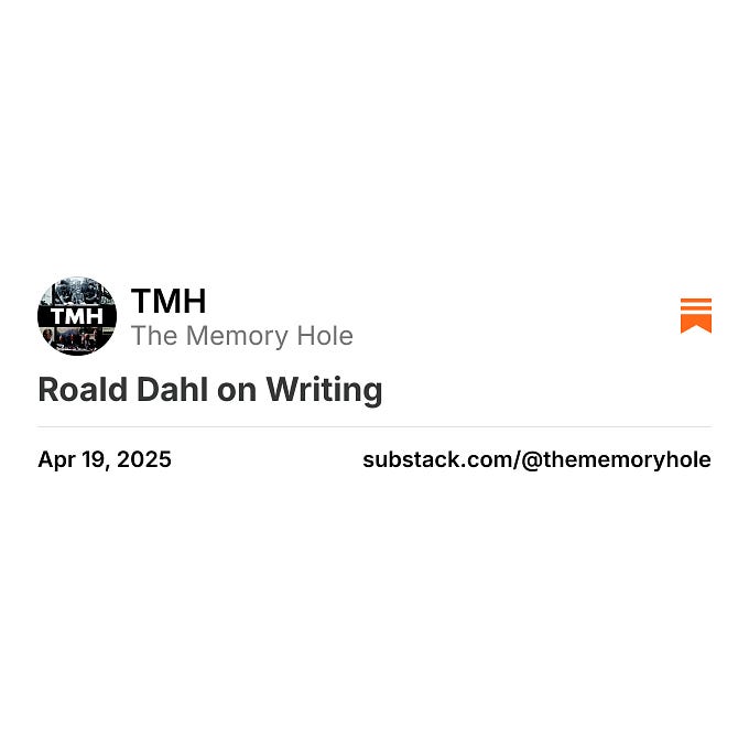 Thumbnail of TMH on Substack