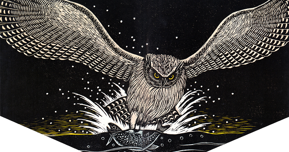 Thumbnail of Owl Lake: A Vintage Treasure from Japanese Artist Keizaburo Tejima