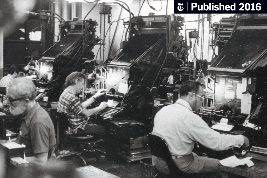 Thumbnail of 1966-2016 | The Last Hot-Type Printer Puts Down His Tools (Published 2016)