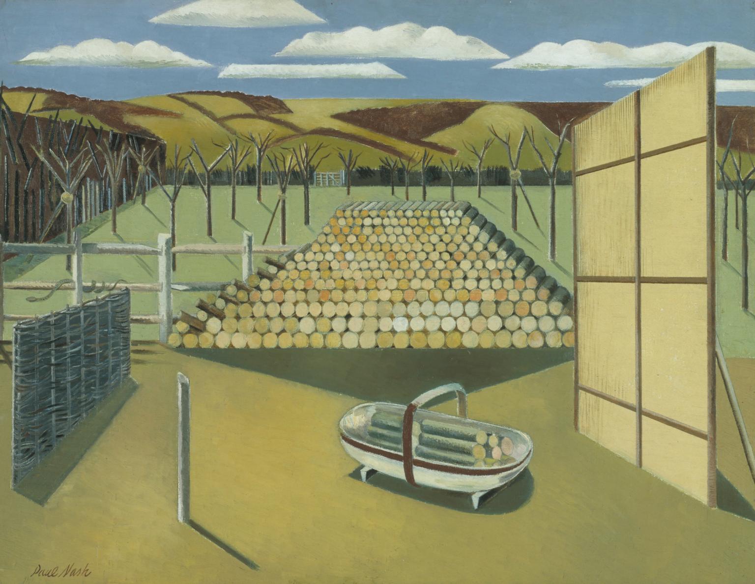 Thumbnail of ‘Landscape at Iden‘, Paul Nash, 1929 | Tate
