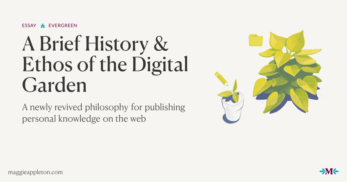 Thumbnail of A Brief History & Ethos of the Digital Garden
