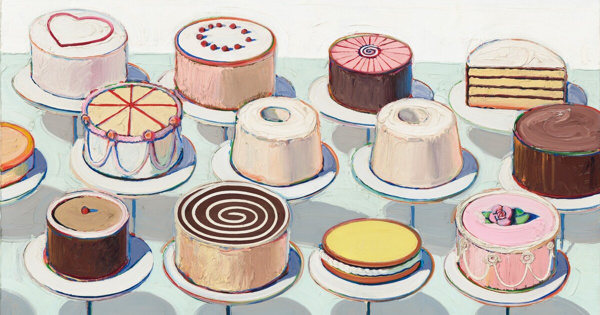 Thumbnail of Cakes by Wayne Thiebaud