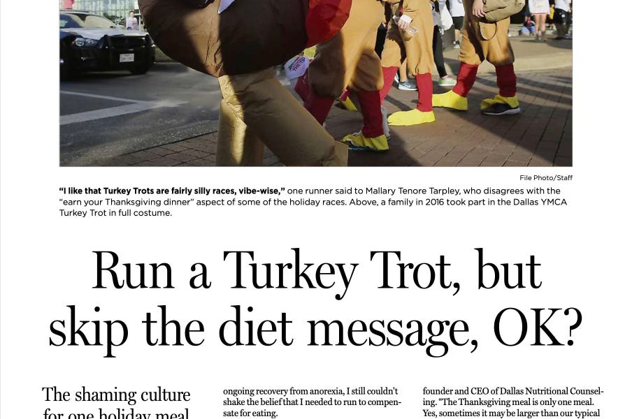 Thumbnail of Skip the diet talk today (+3 writing-related tips)