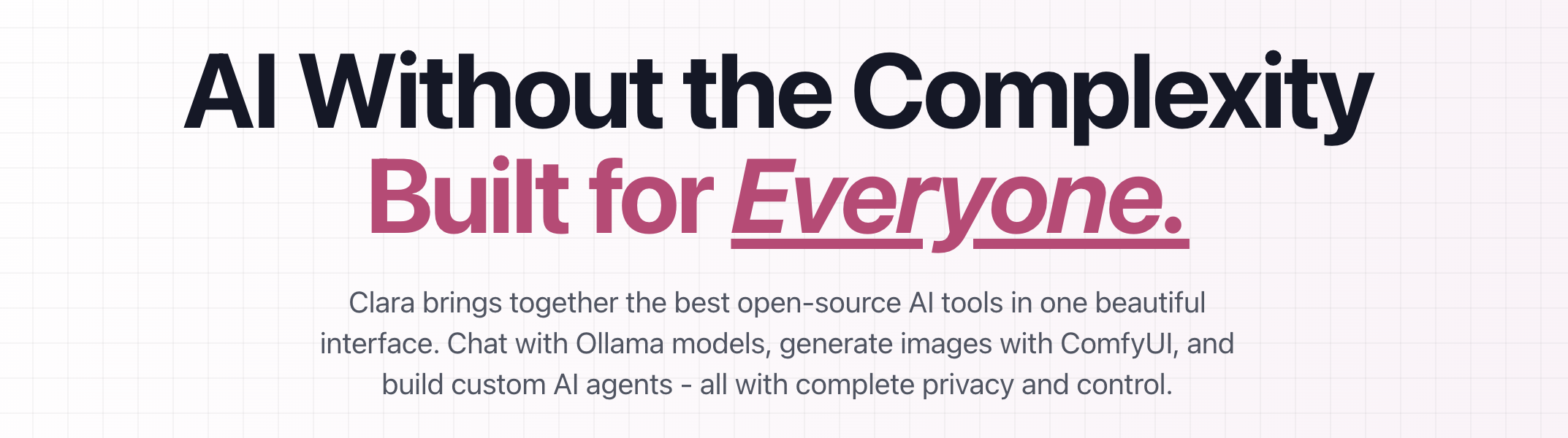 Thumbnail of ClaraVerse - Privacy-First AI Assistant & Agent Builder