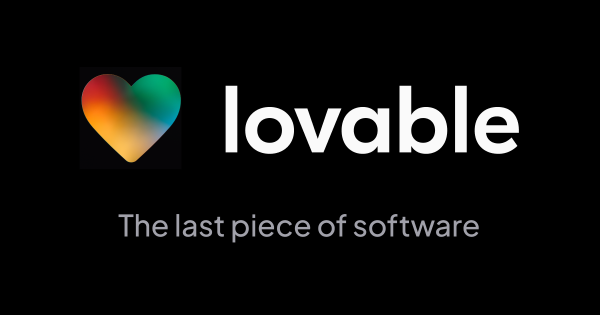 Thumbnail of Lovable - The last piece of software