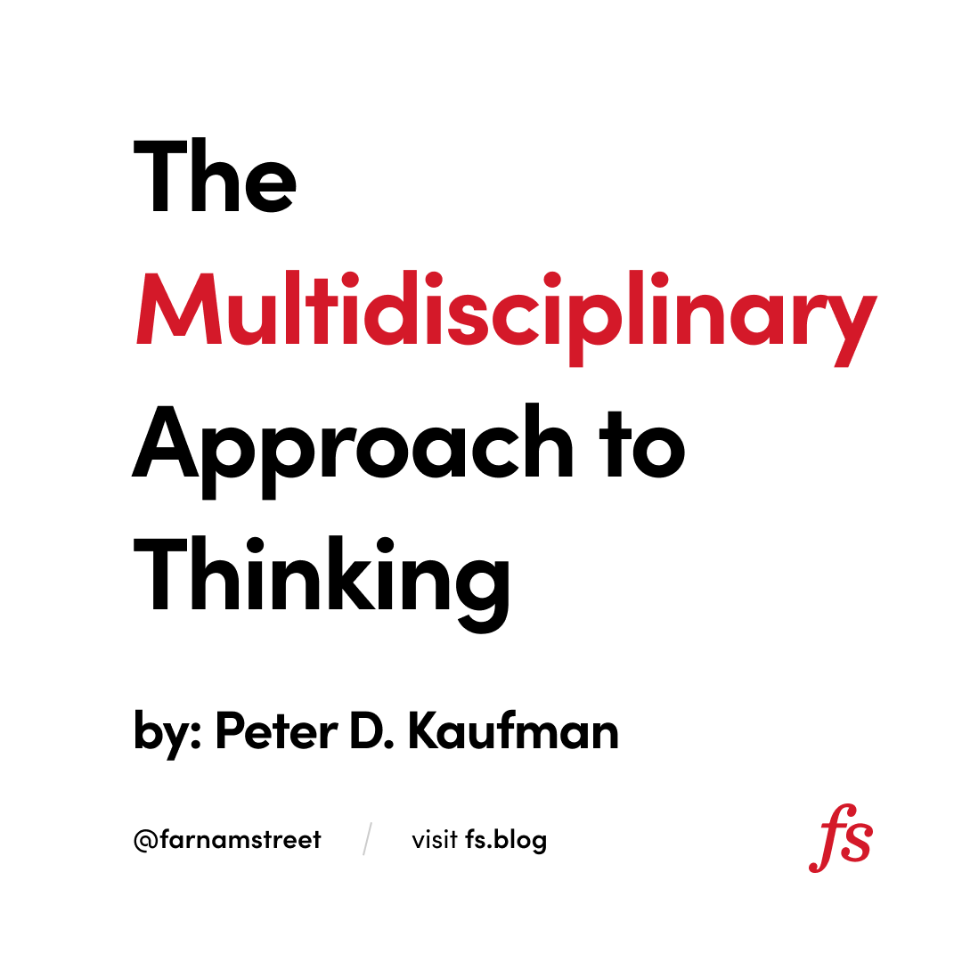 Thumbnail of The Multidisciplinary Approach to Thinking