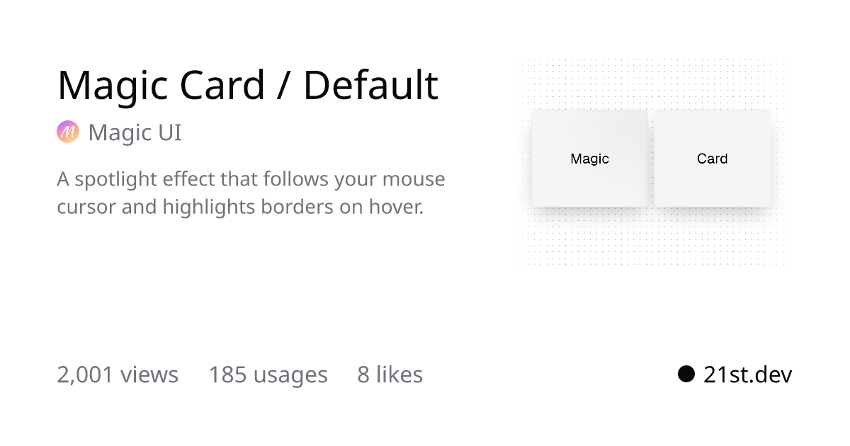 Thumbnail of 21st.dev - Discover, share, and craft UI components