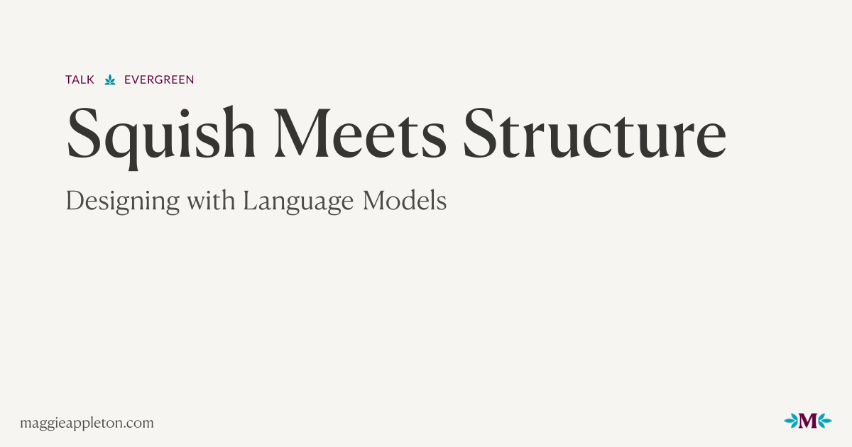 Thumbnail of Squish Meets Structure: Designing With Language Models