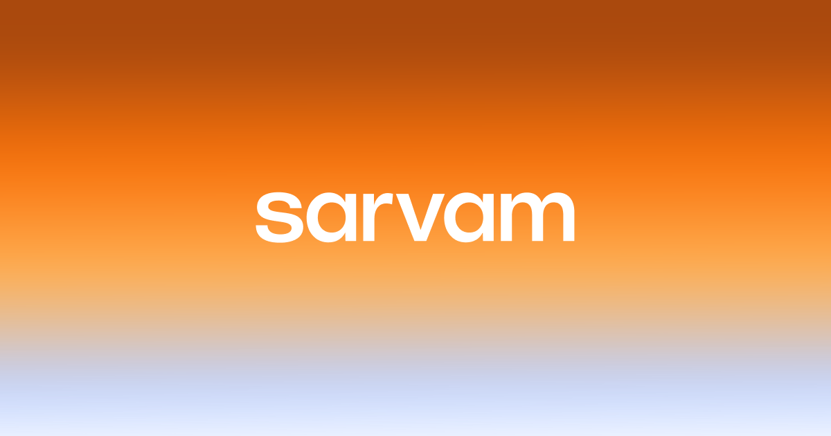 Thumbnail of Sarvam AI | India's Full-Stack Sovereign AI Platform