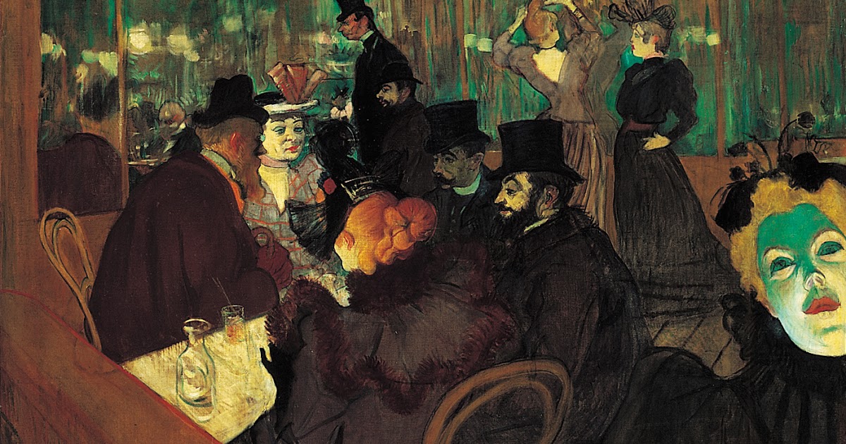 Thumbnail of Henri de Toulouse-Lautrec: At the Moulin Rouge 1892; Art Institute ...
