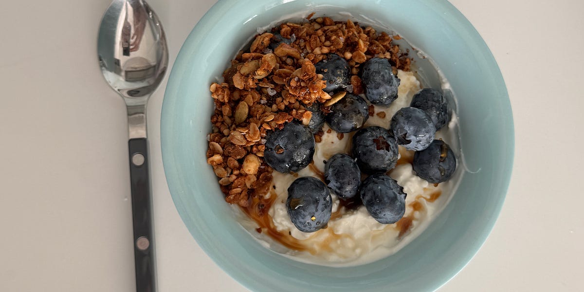Thumbnail of Salted honey and tahini buckwheat granola