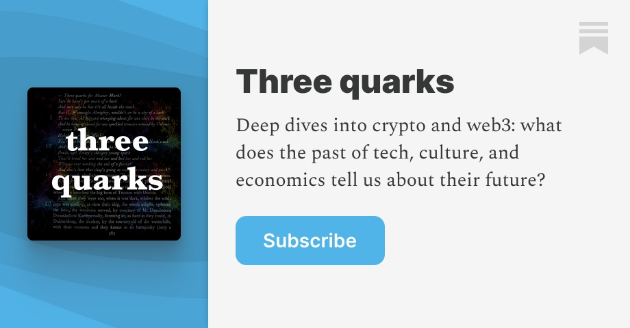 Thumbnail of About - Three quarks