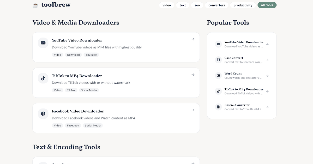 Thumbnail of toolbrew - Clean & Useful Tools Library