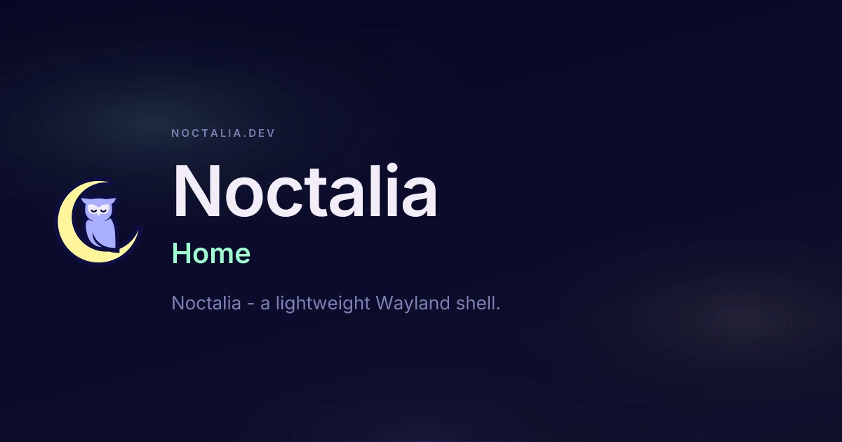 Thumbnail of Noctalia - Wayland Shell
