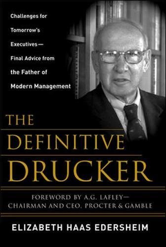 Cover of The Definitive Drucker: Challenges For Tomorrow's Executives -- Final Advice From the Father of Modern Management