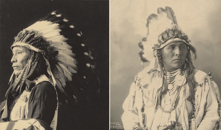 Thumbnail of Spectacular Historic Portraits Native American by Frank A. From the Late 19th Century