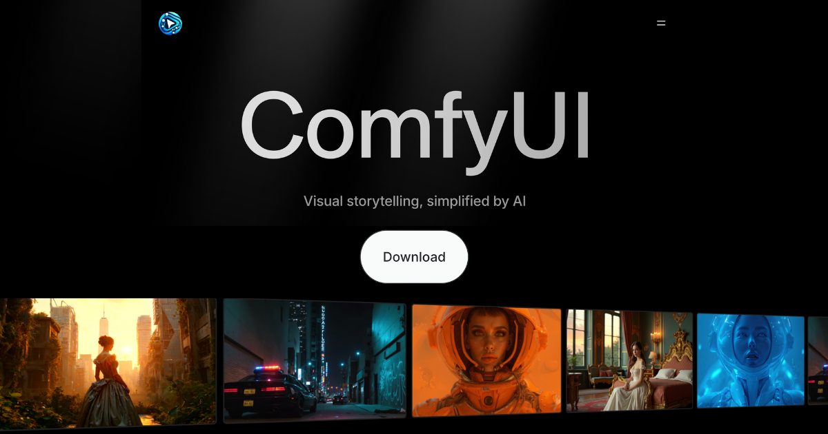 Thumbnail of ComfyUI | Generate video, images, audio with AI