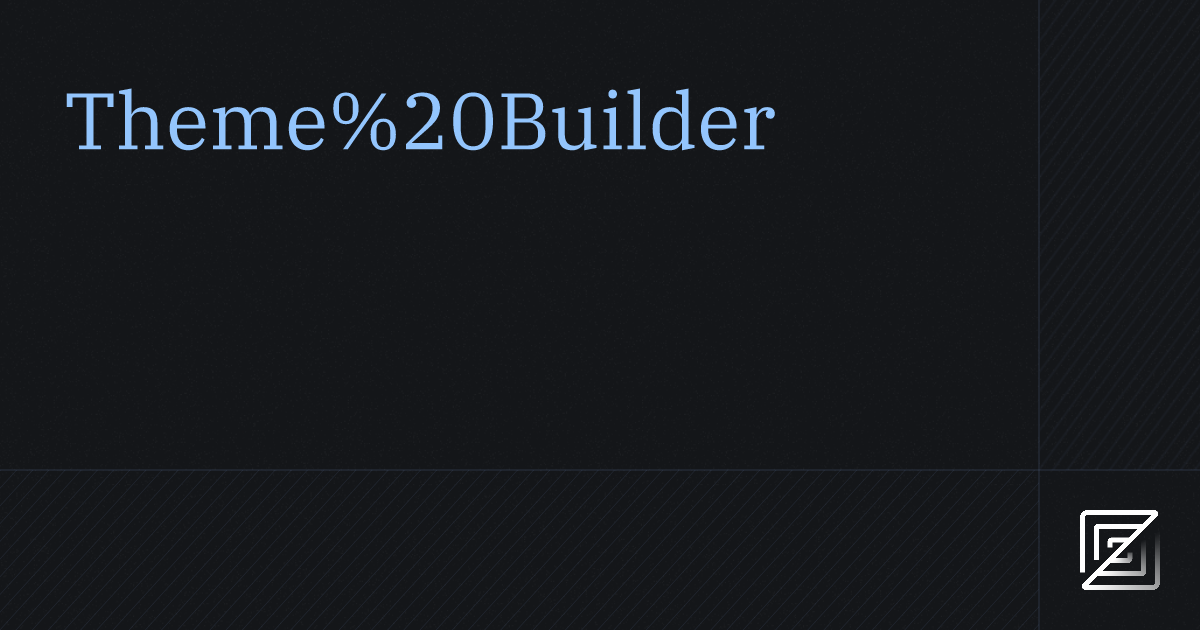 Thumbnail of Theme Builder
