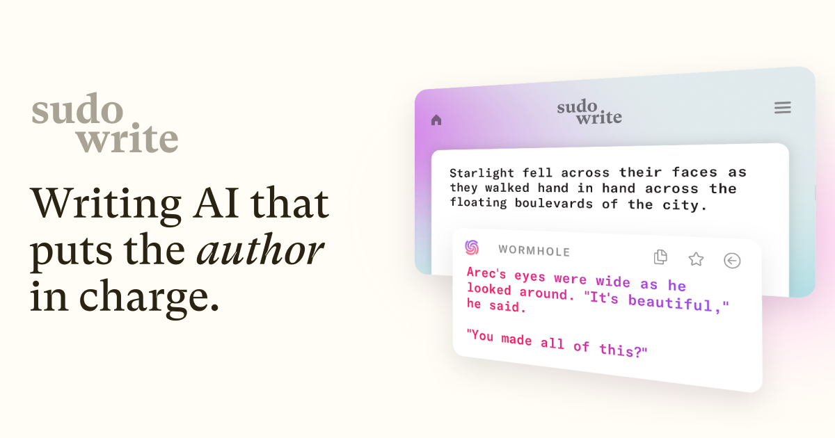 Thumbnail of Sudowrite - Best AI Writing Partner for Fiction