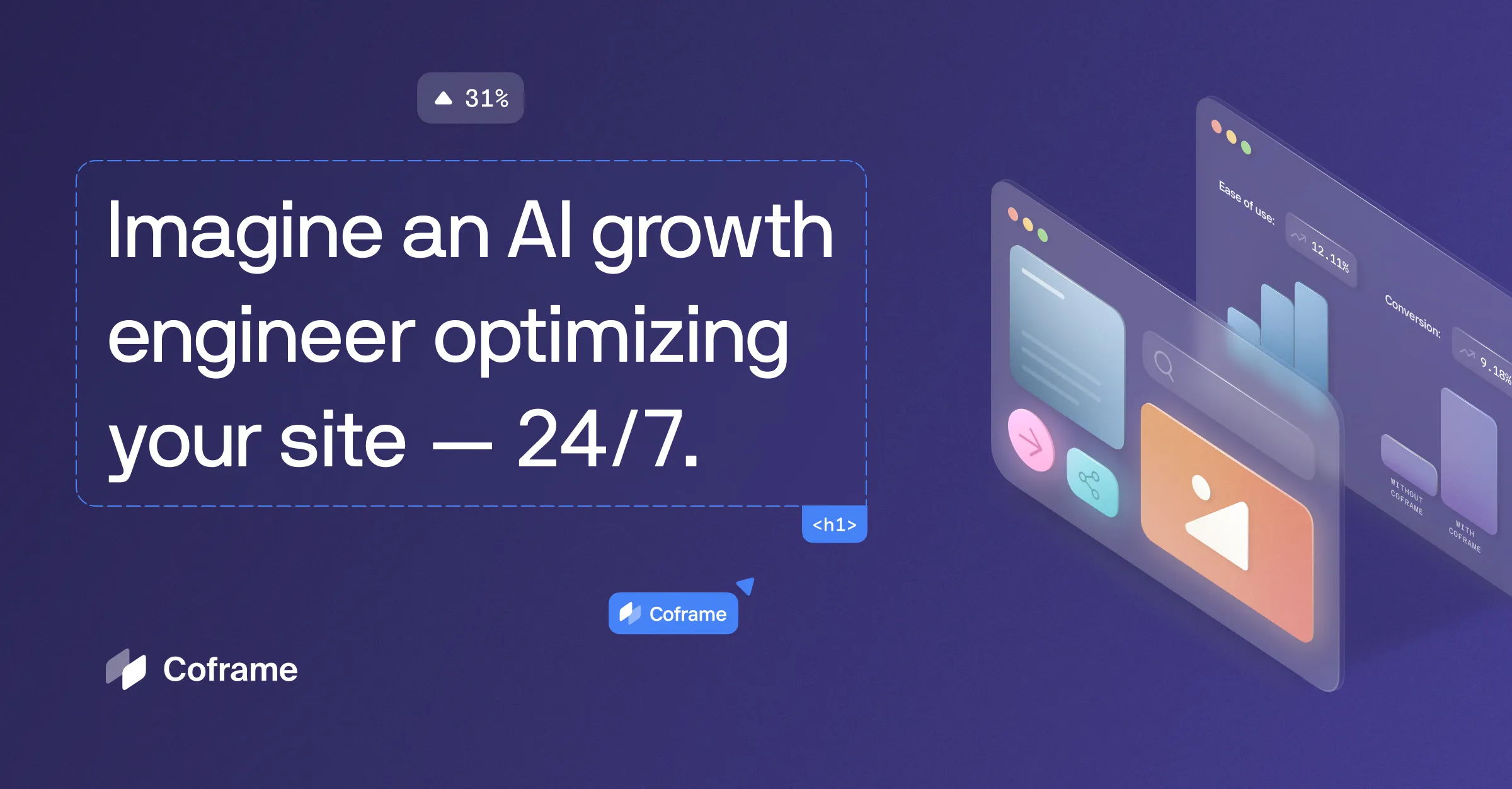 Thumbnail of Coframe – Automate Website Growth 24/7