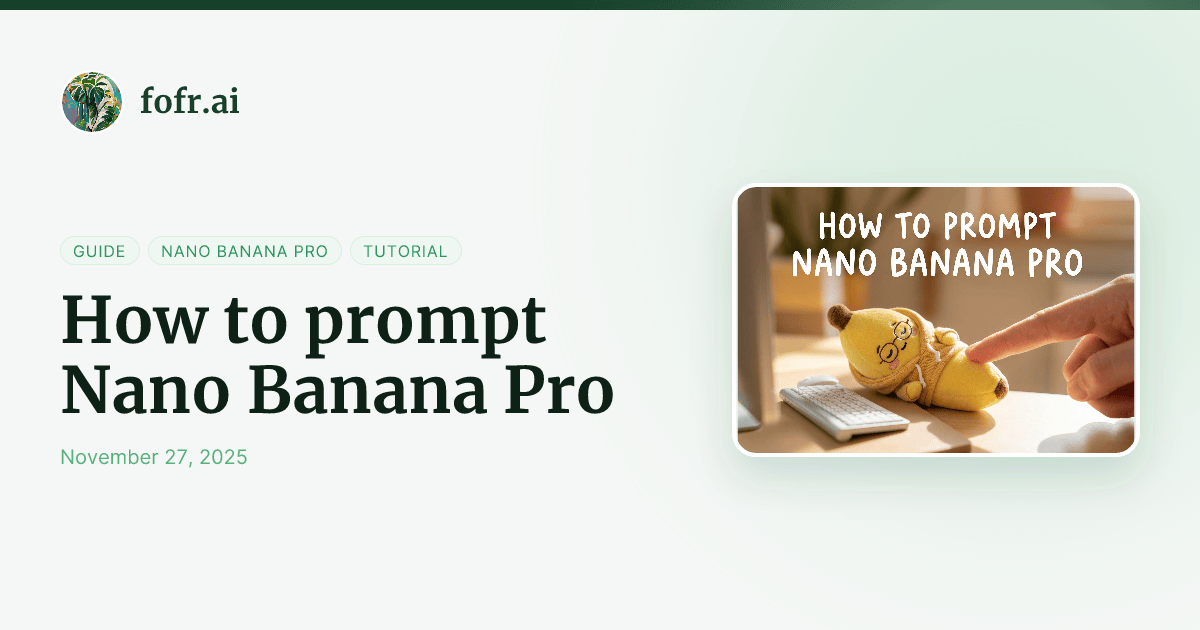 Thumbnail of How to prompt Nano Banana Pro