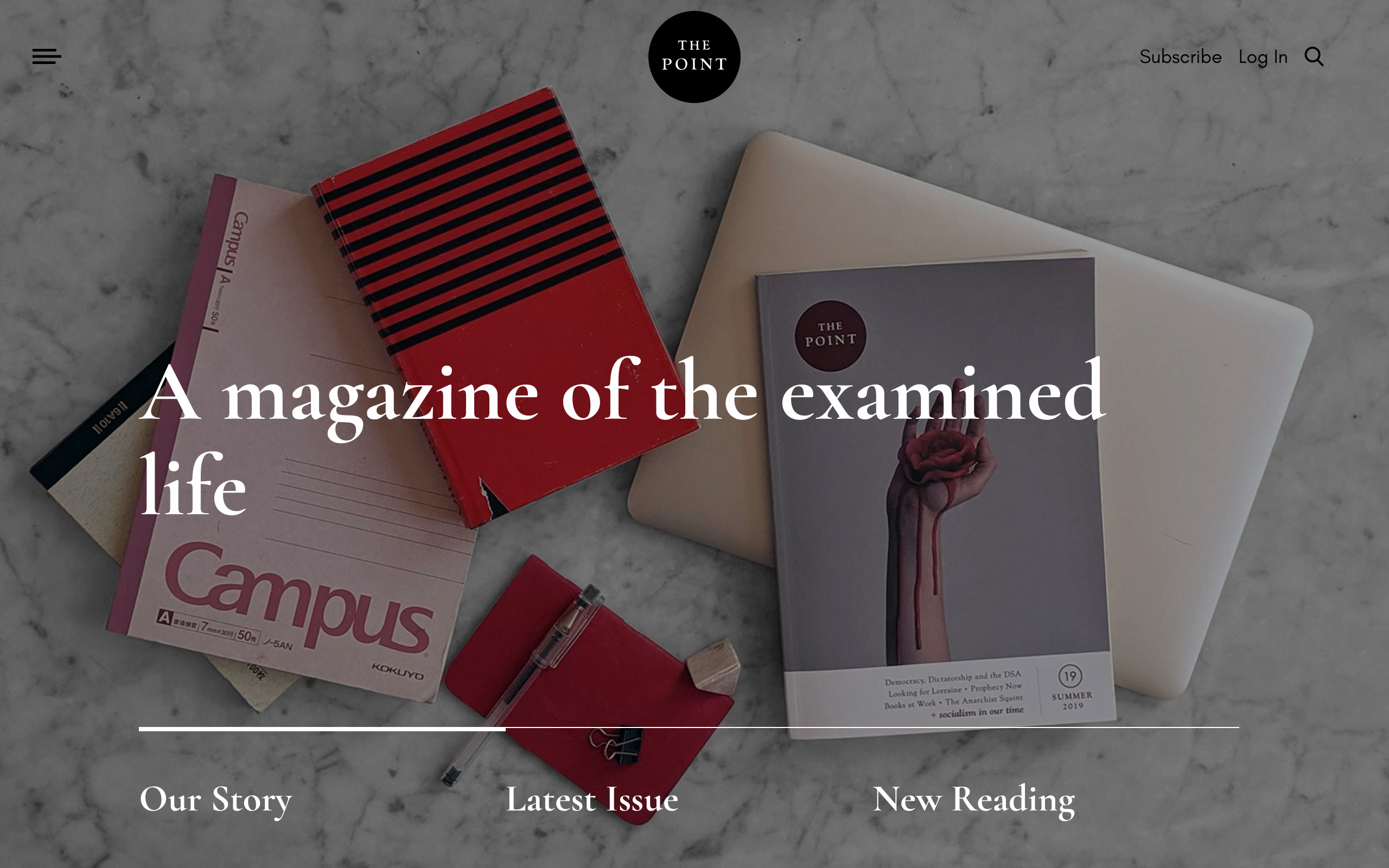 Thumbnail of The Point | A magazine of the examined life