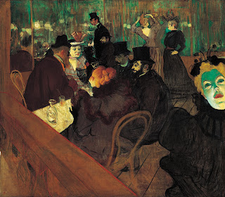 Thumbnail of Henri de Toulouse-Lautrec: At the Moulin Rouge 1892; Art Institute ...