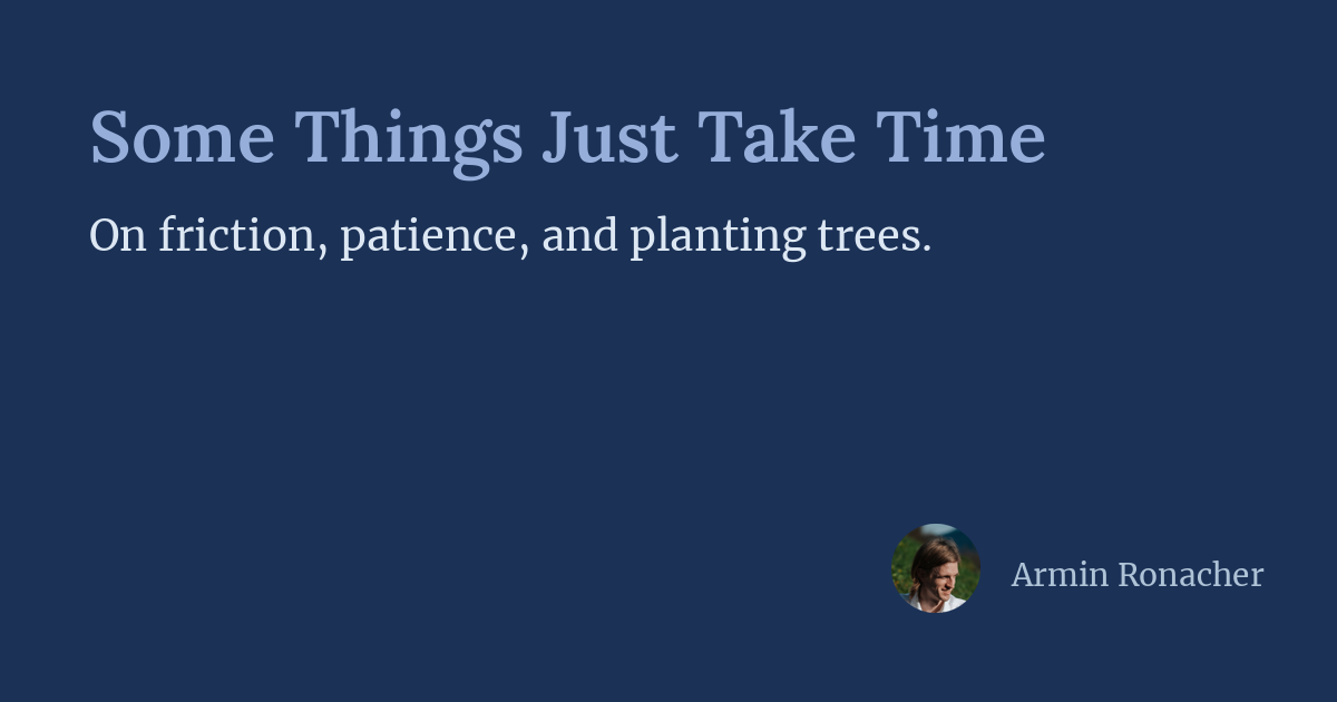 Thumbnail of Some Things Just Take Time