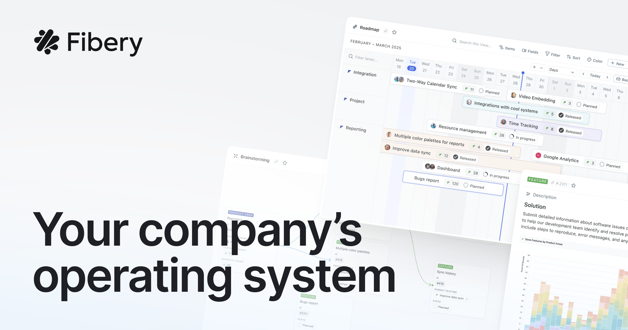 Thumbnail of Fibery — Your company's operating system