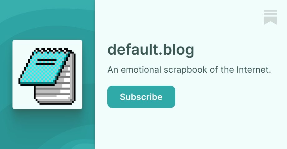 Thumbnail of default.blog | Katherine Dee | Substack