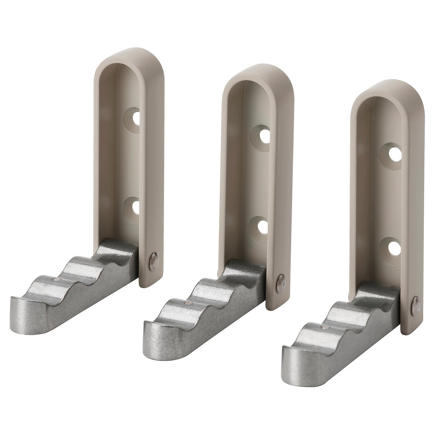 Thumbnail of KLYKET folding hook, aluminum/beige - IKEA US